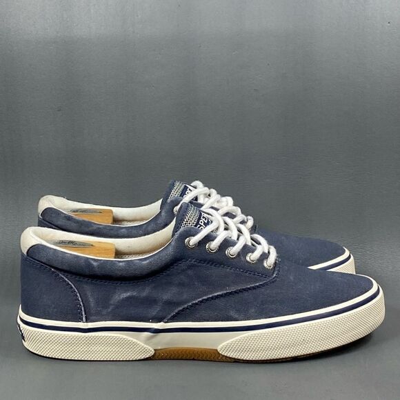MEN'S SPERRY HALYARD CVO SNEAKERS shoes size 9 - Picture 1 of 8